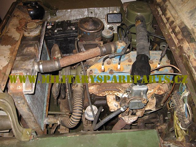 JEEP WILLYS MB FORD GPW MOTOR PŘED RENOVACÍ